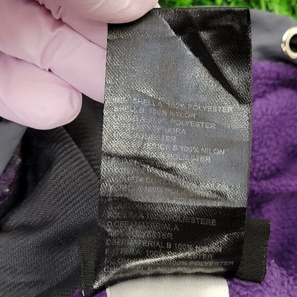 Vintage Y2K North-Face Fleece Jacket Womens S/M 18x25 Purple TNF - Picture 7 of 16